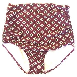 High rise swim bottoms